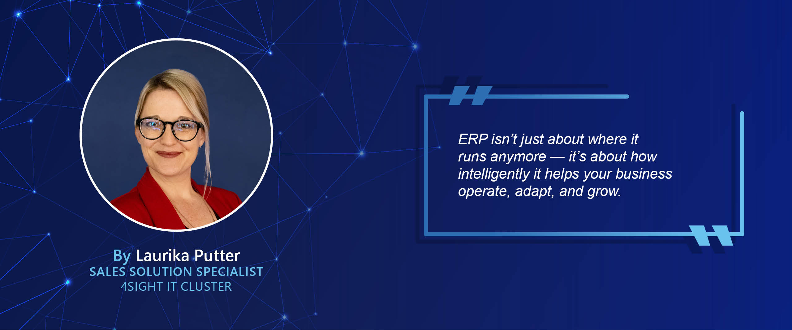 4Sight IT ERP in the Cloud or on the Ground BP Quote Banner LP Oct2025