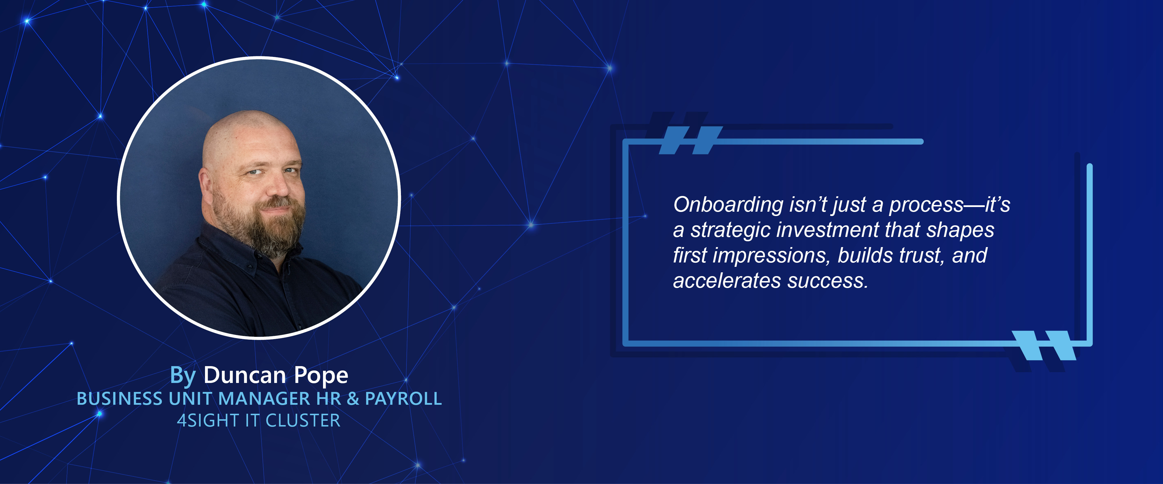 4Sight IT The Cornerstone of Success Banner DP Mar2024